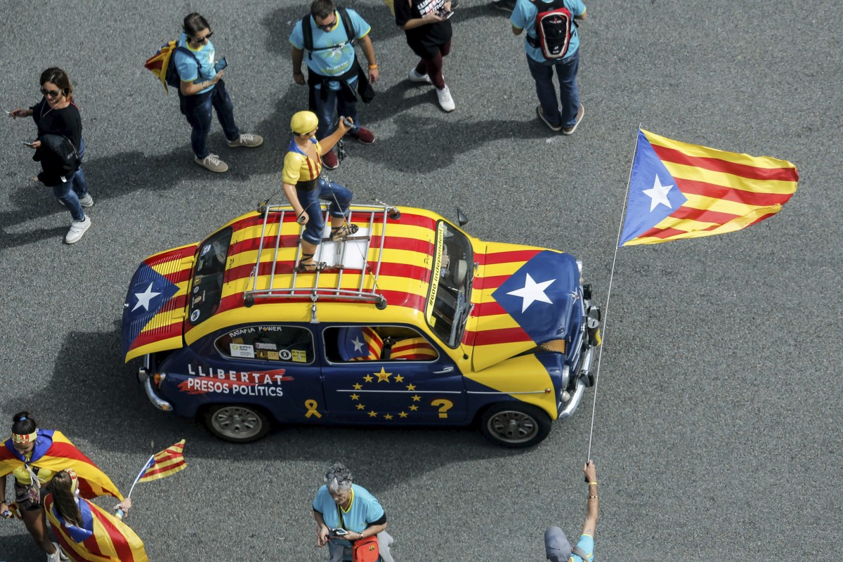 Marsch der Separatisten: Am katalanischen „Nationalfeiertag“ fordern Hunderttausende Unabhängigkeit