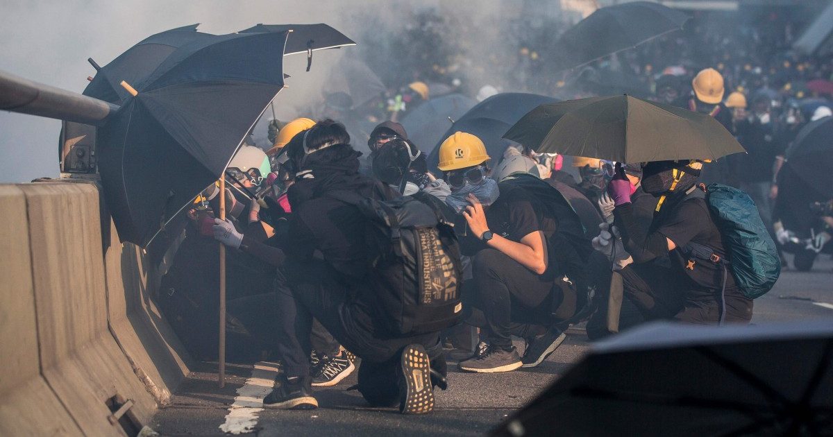 Neue Ausschreitungen in Hongkong nach Verbot von Großdemonstration