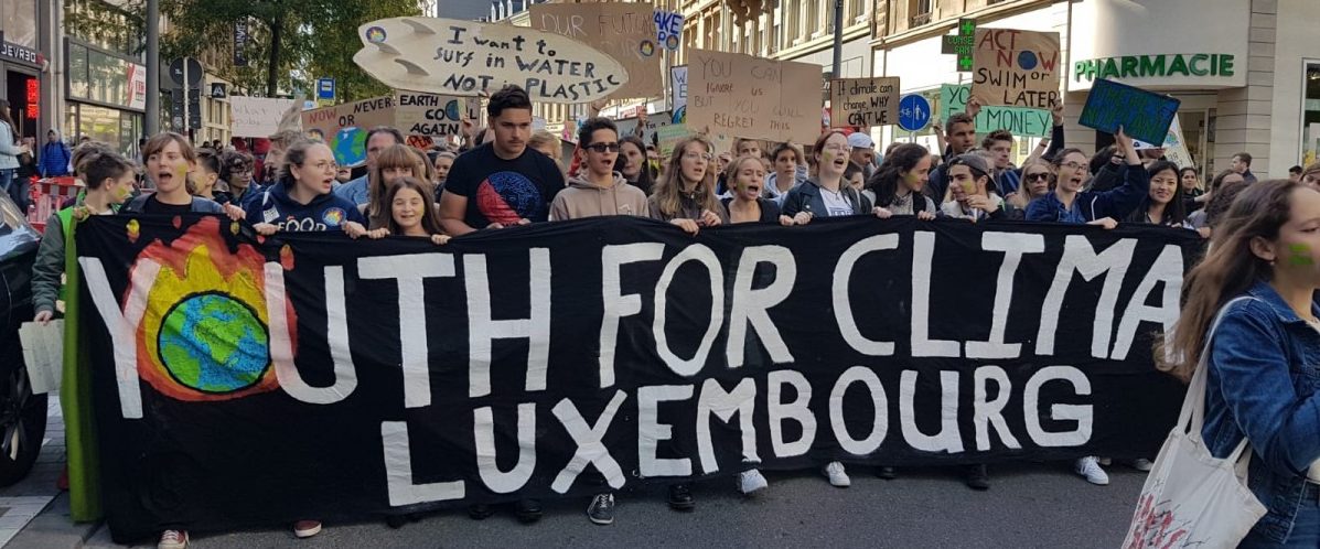 Klimastreik: Mehr als 1.000 Menschen demonstrieren in Luxemburg