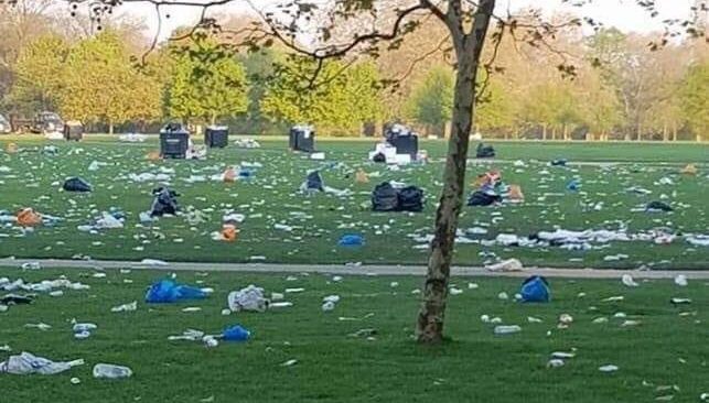 Vermüllte „Kinnekswiss“: Fake-News-Bild zeigt in Wirklichkeit den Londoner Hyde Park