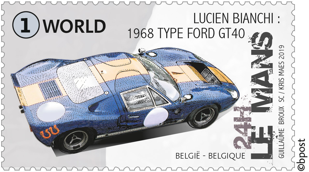 Die Helden von Le Mans: Briefmarken ehren fünf belgische Fahrer