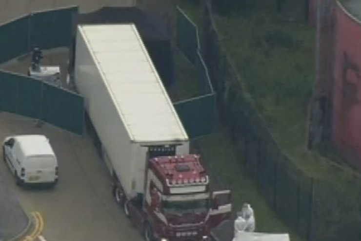 39 Tote in Container in Großbritannien entdeckt
