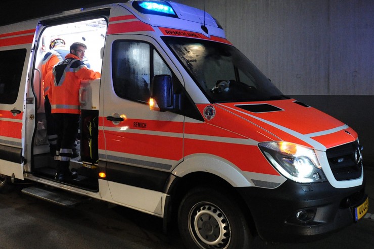 Luxemburgs Ambulanzen fahren 657 Mal schwarz