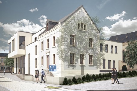 Das neue Hüncheringer Kulturzentrum verbindet auf harmonische Weise existierende und neue Architektur