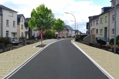 Nach Abschluss der Arbeiten wird die Peppinger Straße sicherer und gleichzeitig an Attraktivität gewinnen