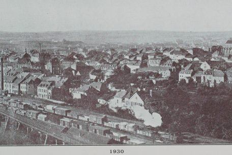 Die Stadt Esch im Jahr 1930.