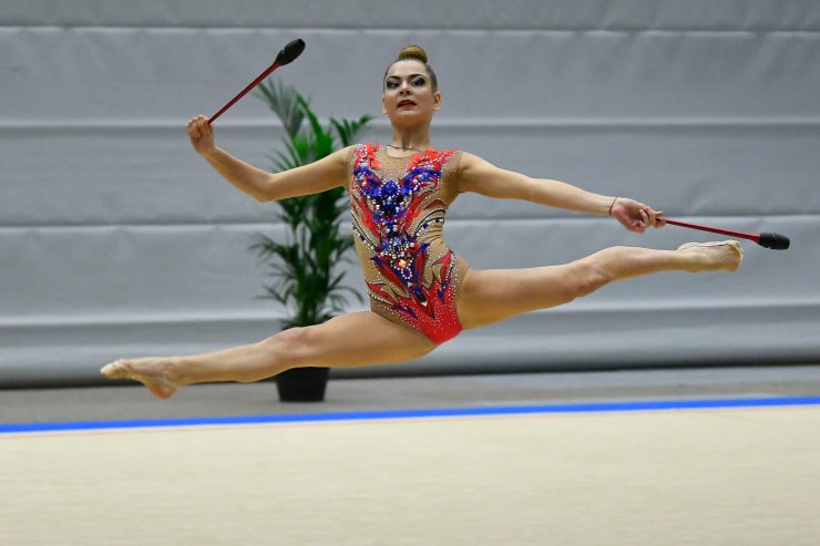 Rhythmische Sportgymnastik / Alyssa Panzone zeigt sich beim Luxembourg Cup vom Zweikampf beflügelt