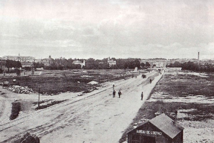Histoire de la capitale / Le quartier de la gare en 1900 