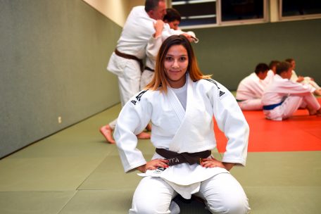 Melissa Pereira Briosa aus Esch. Judo ist die große Leidenschaft der Sozialarbeiterin. Der Kampfsport lehrt sie, dass man sich einsetzen muss, um etwas zu erreichen.