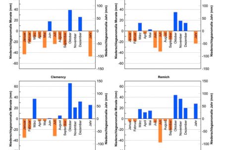 Im Norden trocken, im Süden nass. Durch die hohen Temperaturen litten viele Landwirte und Winzer.
