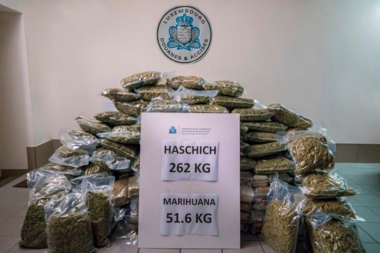 Zoll / Drogen im Wert von 2,5 Millionen Euro in Luxemburg gefunden