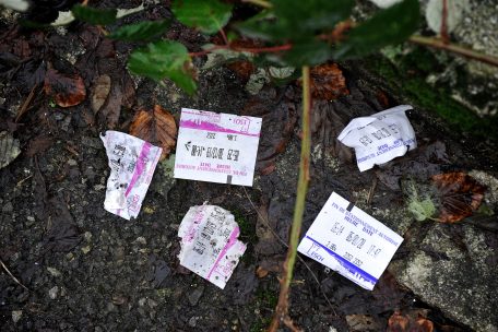 Parktickets findet der junge Vater ebenfalls unzählige