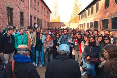 Die Jugendlichen aus dem Escher Jugendhaus waren Teil einer Gruppe von 130 Schülern, die Auschwitz besichtigt haben