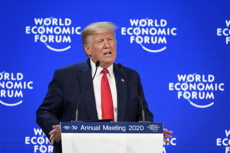 Davos / Trump geht bei Weltwirtschaftsforum auf Konfrontationskurs zu Klimaaktivisten