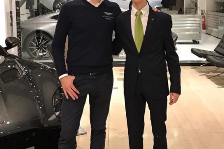 Clément Seyler (r.) und sein Coach Maxime Martin, einer der Aston-Martin-Werksfahrer 