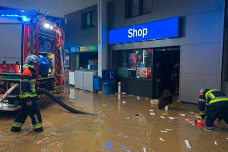 CGDIS / Wegen starker Regenfälle: Feuerwehr rückt in der Nacht 270-mal aus 