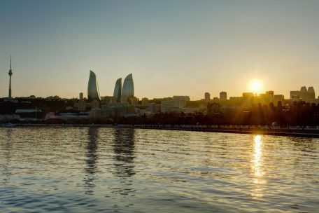 Nicht gern gesehen waren die Liveaufnahmen in den Straßen Aserbaidschans