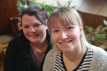 Tania ist bereits länger Stammzellspenderin und hat ihre Freundin Tamara bei ihrer Registrierung begleitet