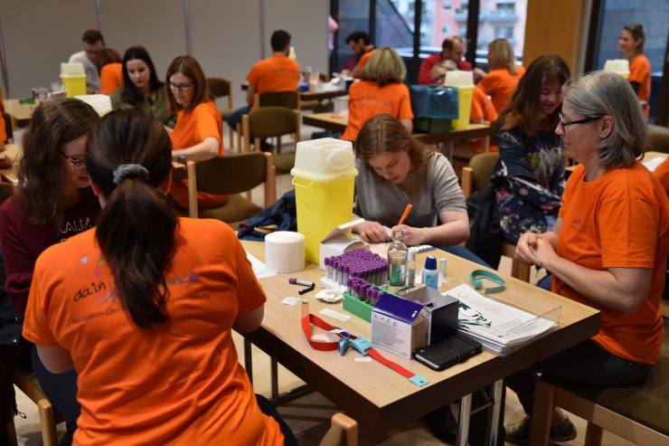 Typisierung / Hilfsbereite spenden in Schifflingen 816 mal neue Hoffnung