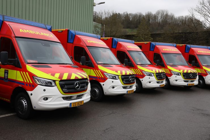 CGDIS / Neue Ambulanzen für Luxemburgs Lebensretter