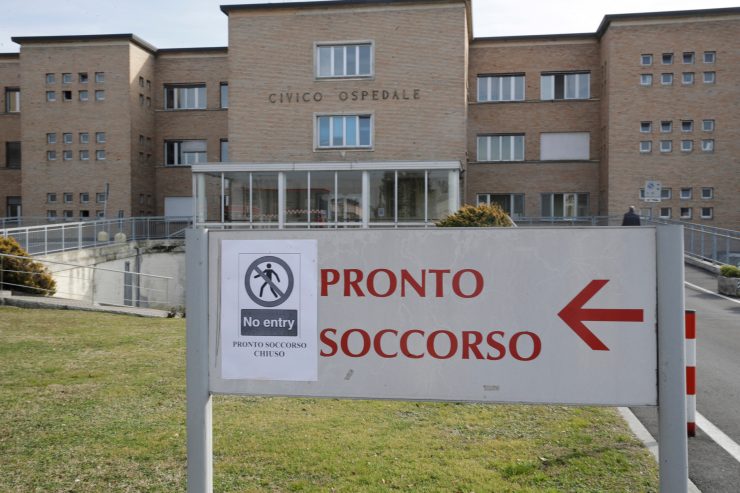 Corona-Krise / Drastische Maßnahmen in Norditalien zum Schutz vor dem Virus