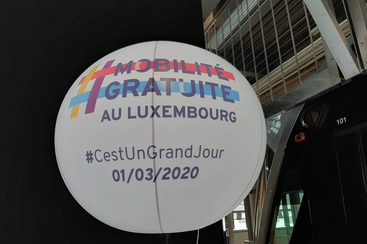 Mobilität / Gratis öffentlicher Transport in Luxemburg schon ab Samstag