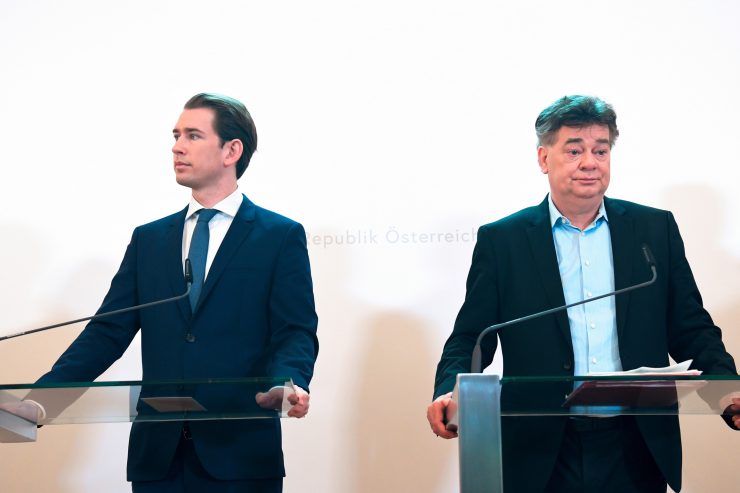 Österreich / ÖVP bringt grünen Koalitionspartner mit hartem Migrationskurs in die Bredouille