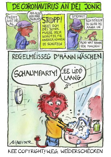 Coronavirus Comics Fur Kids Ich Wasche Mir Die Hande eblatt Lu eblatt Lu