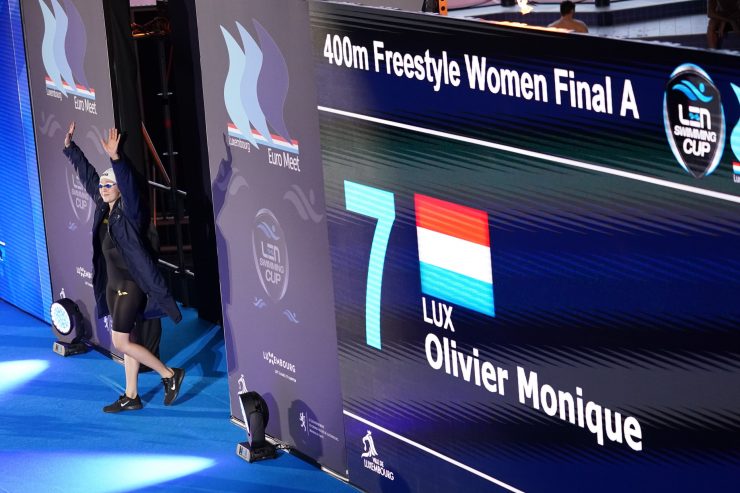 Schwimmen / Monique Olivier: Vom Landesrekord zum Online-Studium