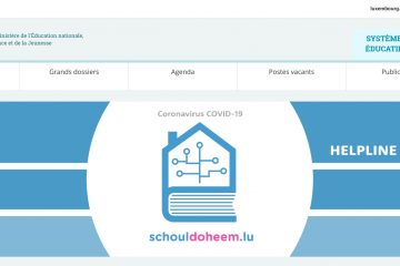 Corona-Krise / Neue Lernplattform schouldoheem.lu ermöglicht Schülern Fernunterunterricht 