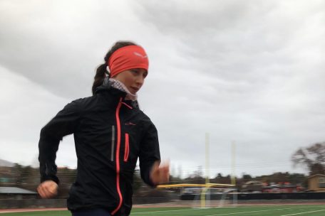 Im Trainingslager in Flagstaff hatte Lena Kieffer mit unterschiedlichen Wetterbedingungen zu kämpfen