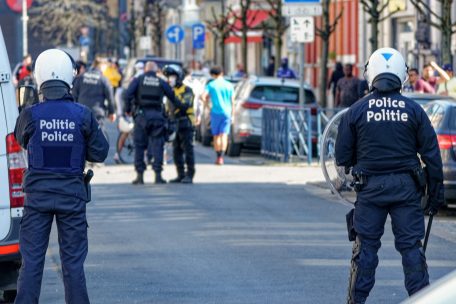 Belgien  / Krawalle in Anderlecht