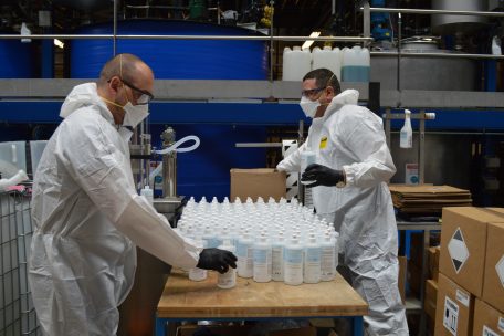 Flowey Hygiene passt sich an / Desinfektionsmittel „made in Bissen“