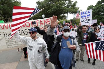 Coronavirus in den USA / Trump verteidigt Corona-Demonstranten: „großartige Menschen“