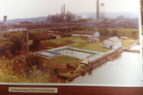 Im Schwimmbad ERA verbrachten die Kinder der Hiel viele Sommerstunden, denn in den Umkleiden im Zechenhaus gab es immer etwas zu sehen