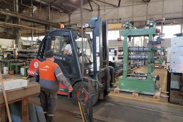 Spende von ArcelorMittal / Walzwerk bekommt eine neue Bleibe im Science Center 