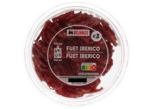 Lebensmittelwarnung / Delhaize warnt vor Salmonellen-Befall von „Fuet Iberico“-Produkt