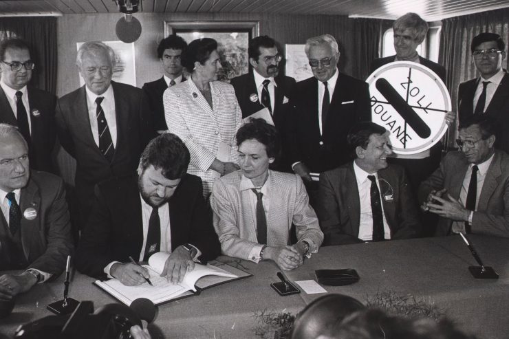 35 Jahre Schengen / Am Dreiländereck feiert man Robert Goebbels’  (zweit)wichtigste Unterschrift