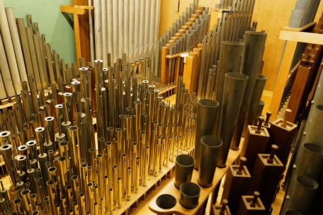 Über 5.000 Pfeifen sorgen für den richtigen Klang der Orgel