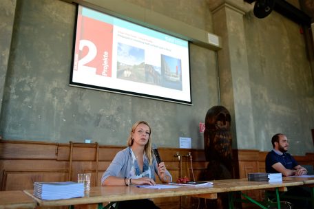 Verantwortlich für Tourismus und Mobilität bei „Esch 2022“: Corinne Kries und Thierry Kruchten