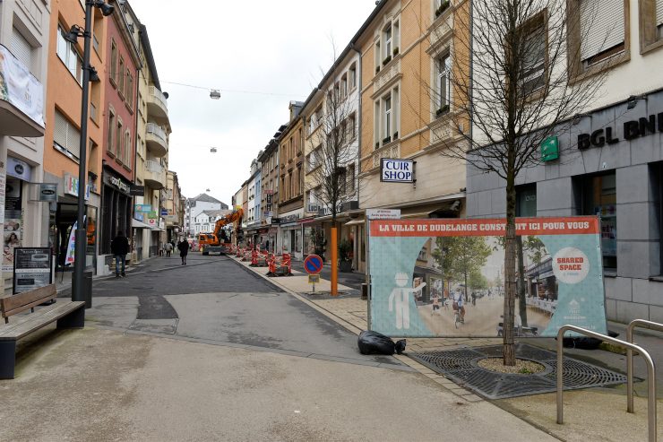 „Shared Space“ / Düdelingens wichtigste Einkaufsstraße soll sich am Dienstag im neuen Gewand zeigen