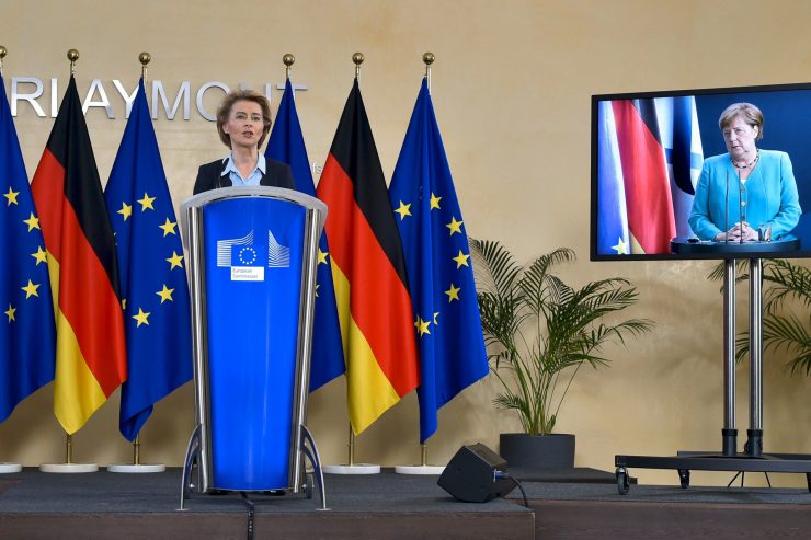 Merkel und von der Leyen / „Wir sind aus tiefstem Herzen Europäerinnen“