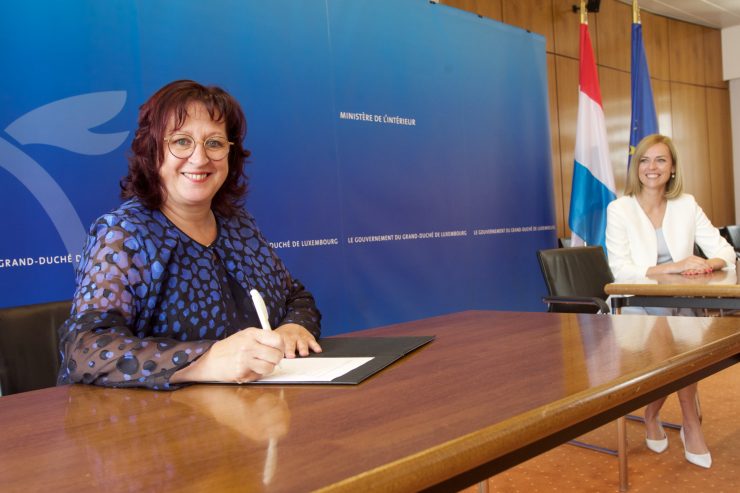 Wechsel im Rathaus in Sanem / Simone Asselborn-Bintz als Bürgermeisterin vereidigt