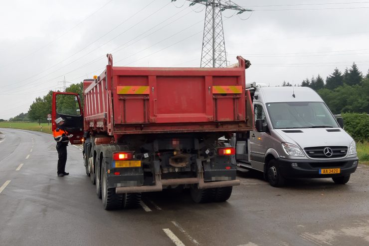 Verkehr / Gravierende Mängel und Fahren ohne Ruhepause: Luxemburger Polizei kontrolliert Lkws
