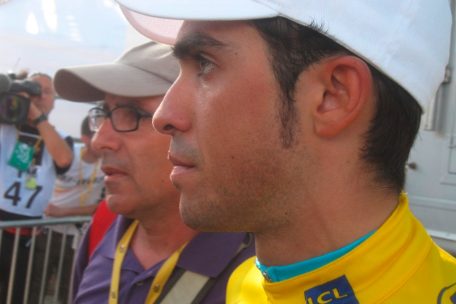 Ins Gelbe Trikot „gemogelt“: Alberto Contador