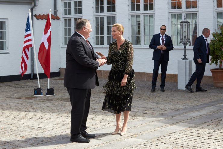 Dänemark / US-Außenminister Mike Pompeo verhandelt in Kopenhagen