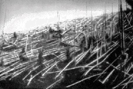 Eine sowjetische Expedition dokumentierte 1927 die Folgen des Tunguska-Ereignisses