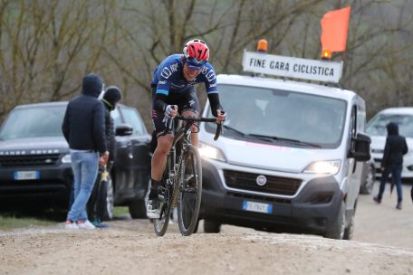 Wie schwer die Strade Bianche sein können, erlebte Bob Jungels 2017 