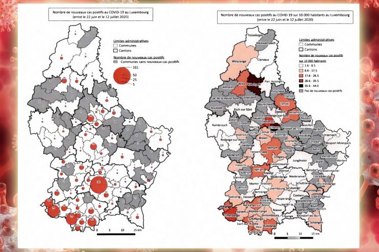 Karte mit Infektionszahlen / Regierung veröffentlicht „versehentlich“ Statistiken auf Gemeindeebene