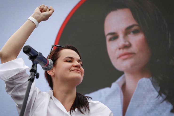 Belarus / Oppositionsführerin Tichanowskaja im Europaparlament: „Wir sind nicht auf Pro-EU-Kurs“